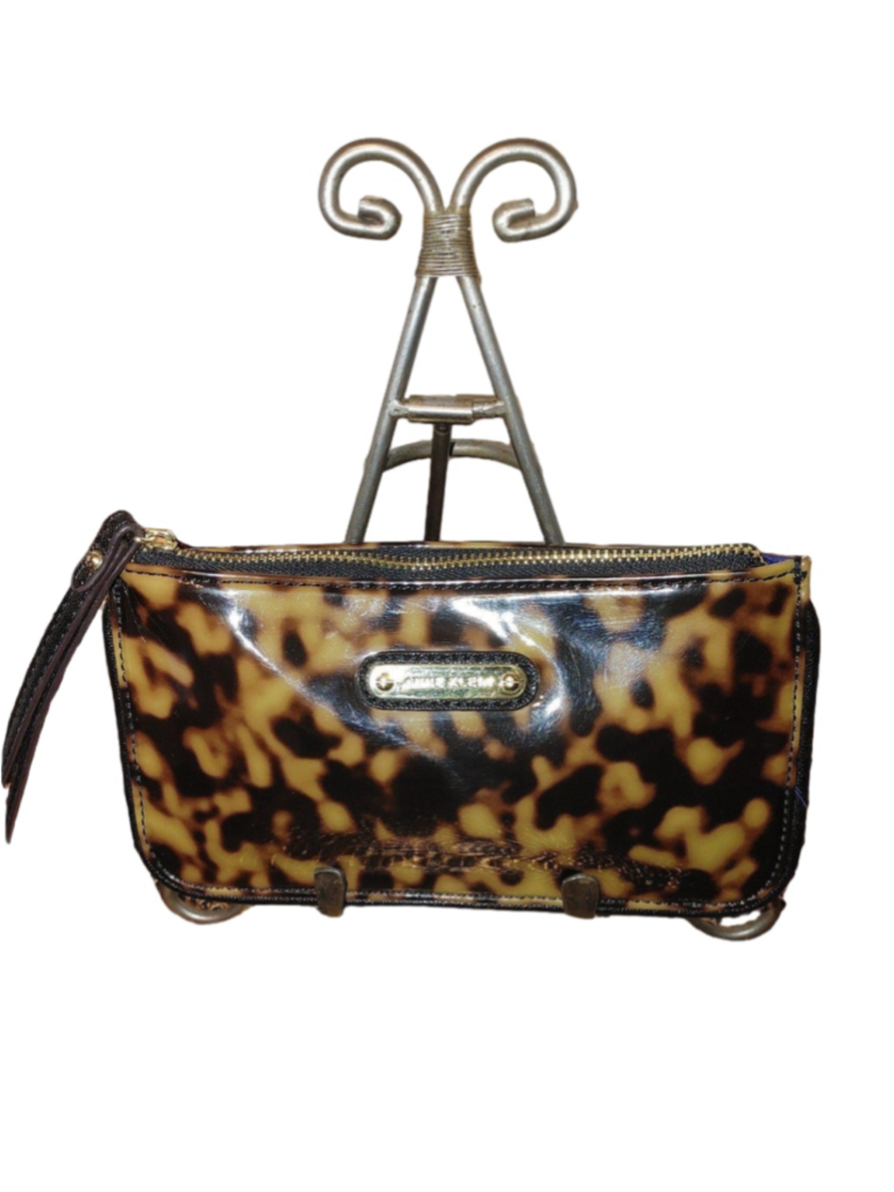 Anne Klein Patent Leather Wristlet